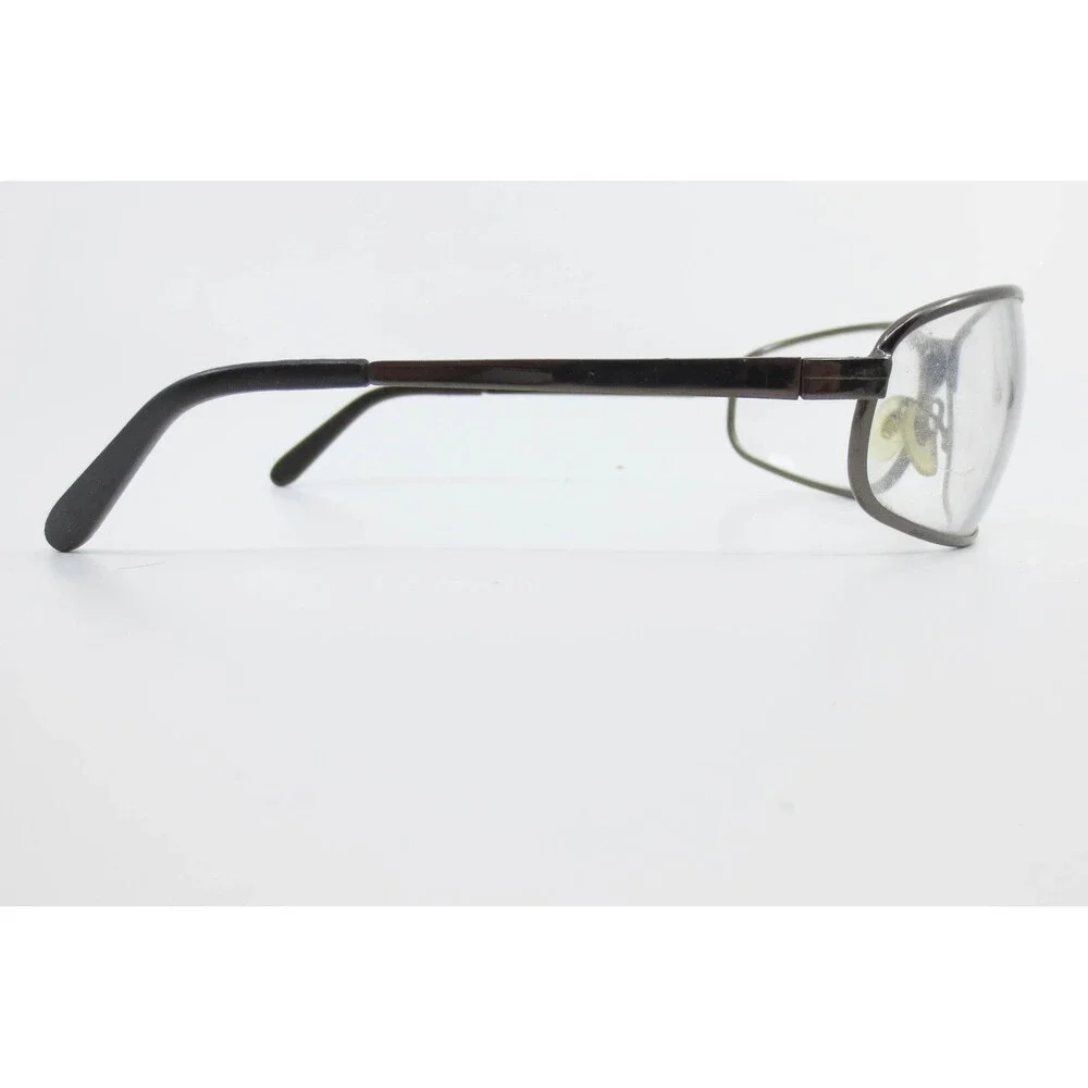 Uvex Tomcat Gunmetal Metal Frame Safety Glasses Z87+ Clear Demo Lenses 35543
